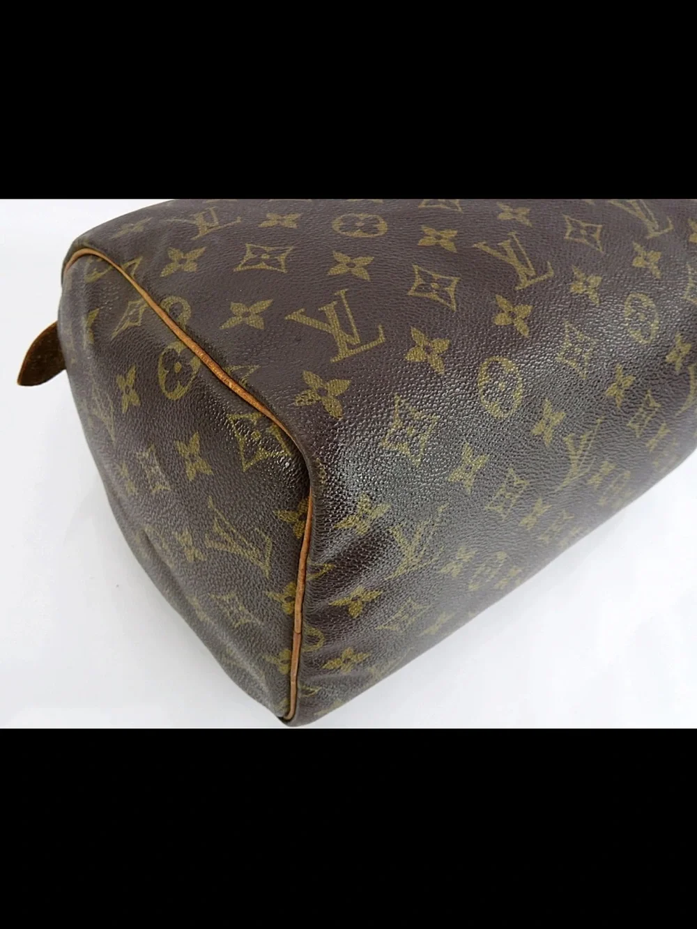 Louis Vuitton Monogram Small Handheld Satchel - Brown/Gold Trim